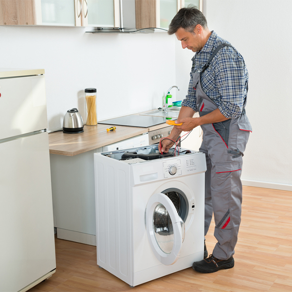 can you walk me through the steps of troubleshooting my washer issue in Hardyville